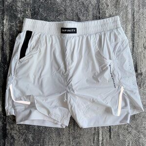 Alphalete White Men's Athletic Shorts